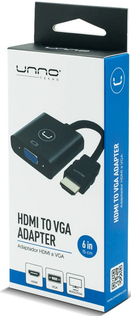 Adaptador HDMI VGA Unno Tekno